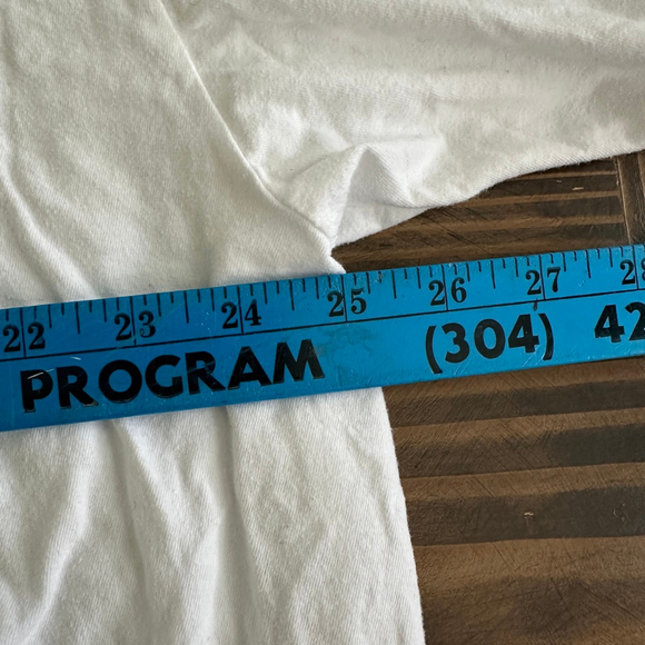 Men’s Star Wars Mandalorian Tee XXL White Red Graphic Short Sleeve Grogu - Picture 7 of 7